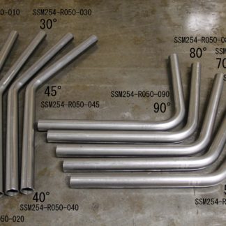 ハンドル製作用　ベンド曲げパイプ Φ２５．４ Ｒ５０ ８０°